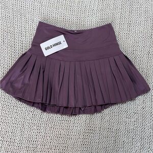 New with tags purple gold hinge skirt